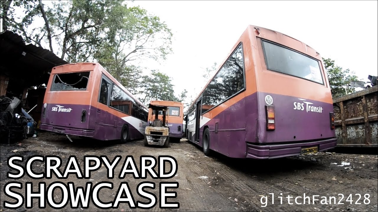 3x SBST Volvo B10M MKIV Walter Alexander Striders in the Scrapyard