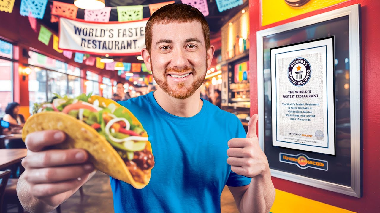 Eating At The World's Fastest Restaurant (10 Seconds)