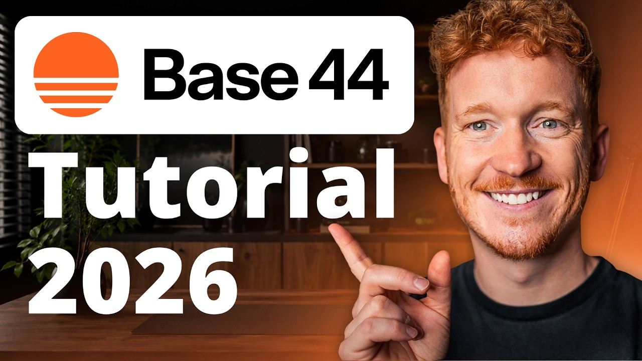 Base44 Tutorial Deutsch 2026 &ndash; Eigene App in 15 Minuten erstellen (kostenlos & ohne Code)