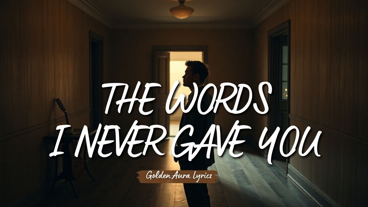The Words I Never Gave You | A Heartbreaking Acoustic Indie Ballad