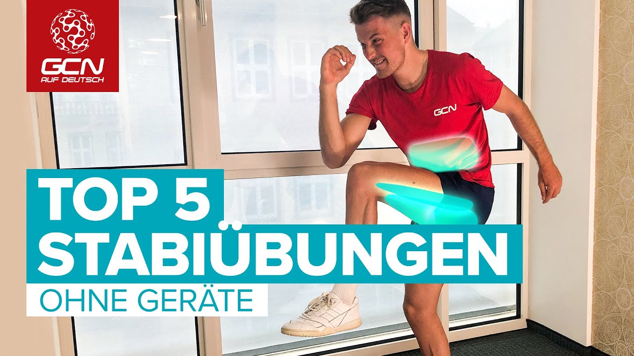 Top 5 Stabilisationsübungen für Radfahrer ohne Geräte | Stabilationstraining Rumpfmuskulatur