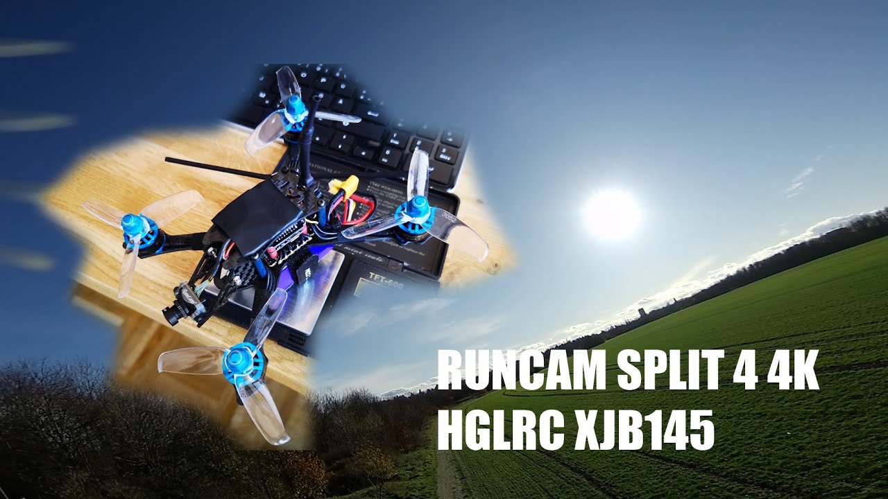 RunCam Split 4 4K  First Flight on HGLRC XJB145