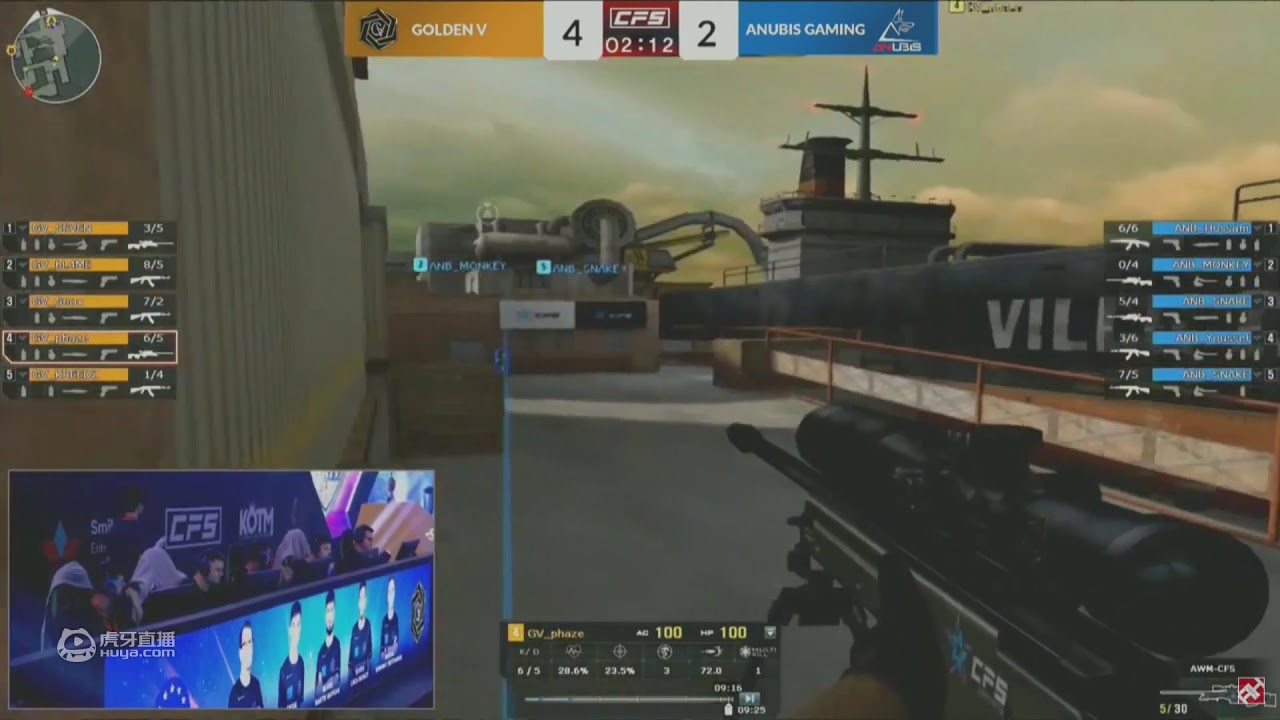 GV vs ANB 2 CFSI - Port / Golden V vs  Anubis Gaming