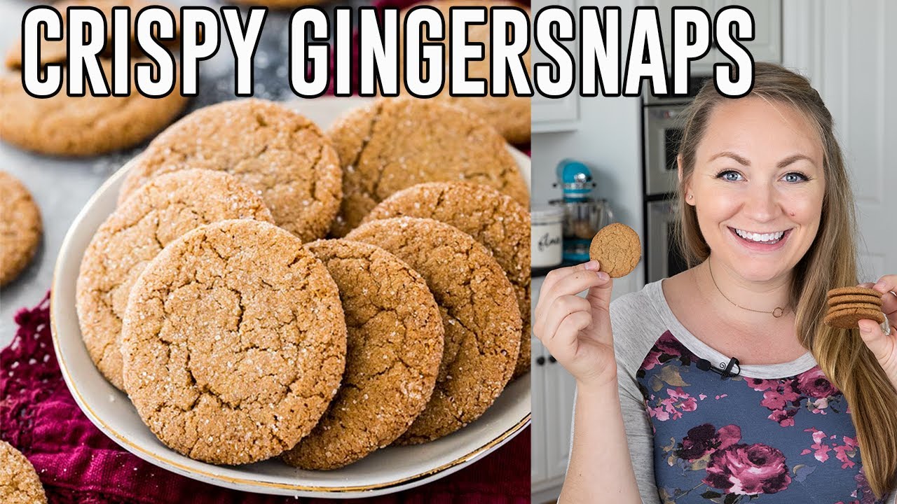 Snappy, Crispy Gingersnap Cookies