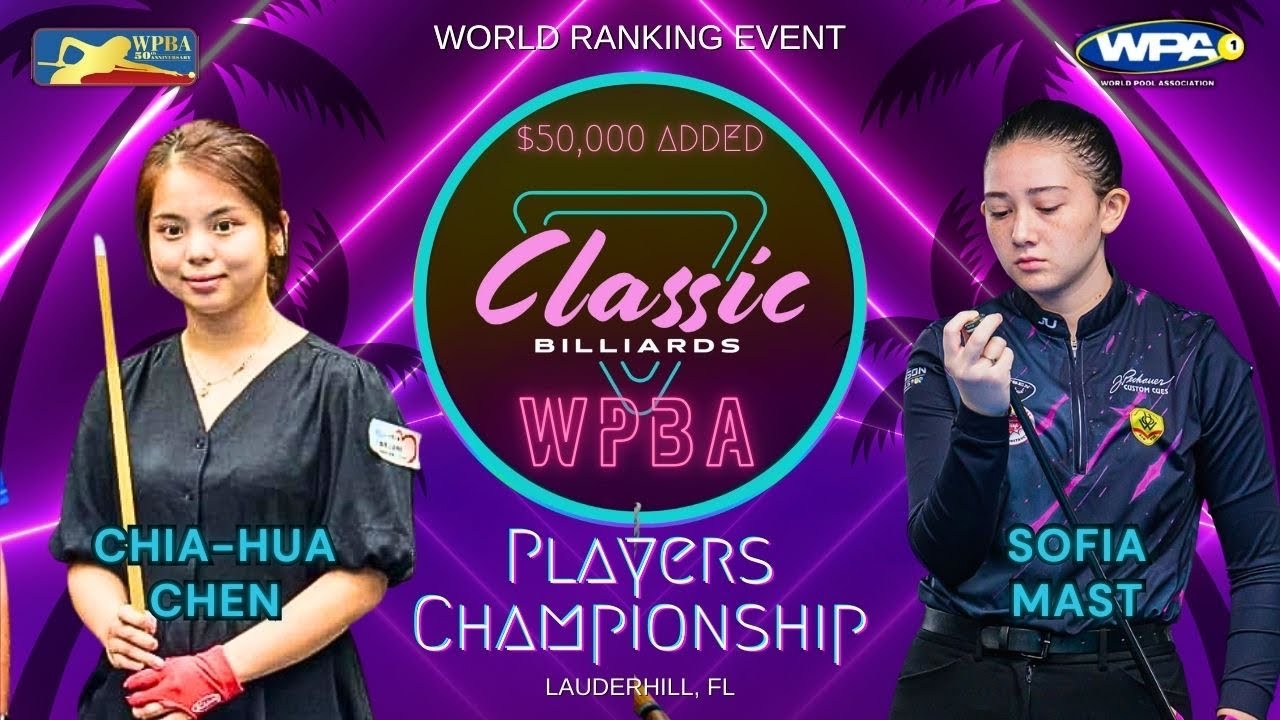 2026 Classic Billiards WPBA Players Championship- Sofia Mast vs. Chia-Hua Chen