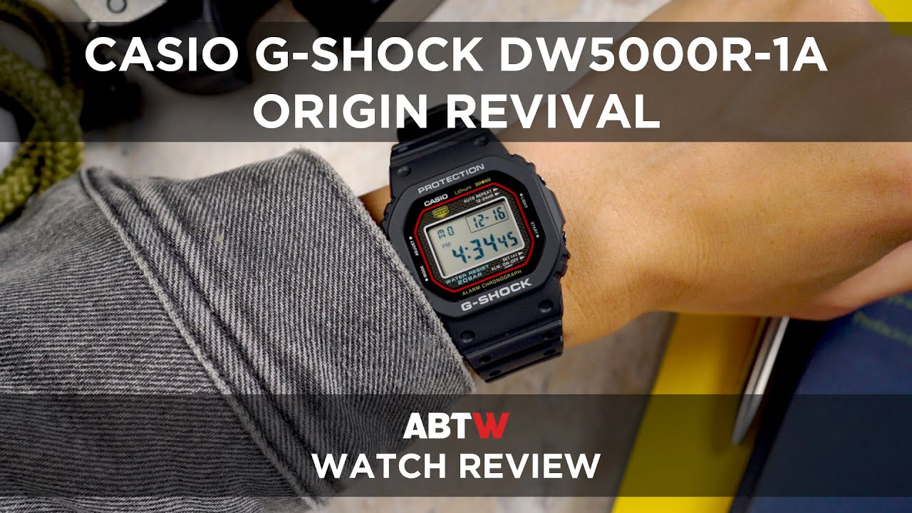 Casio G-Shock DW5000R-1A Modern 
