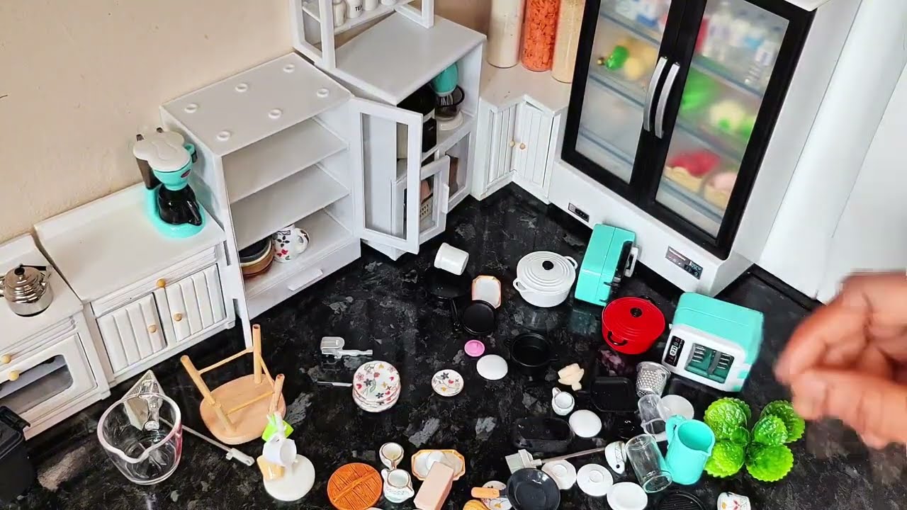 Organizing My Mini Kitchen ASMRminicooking