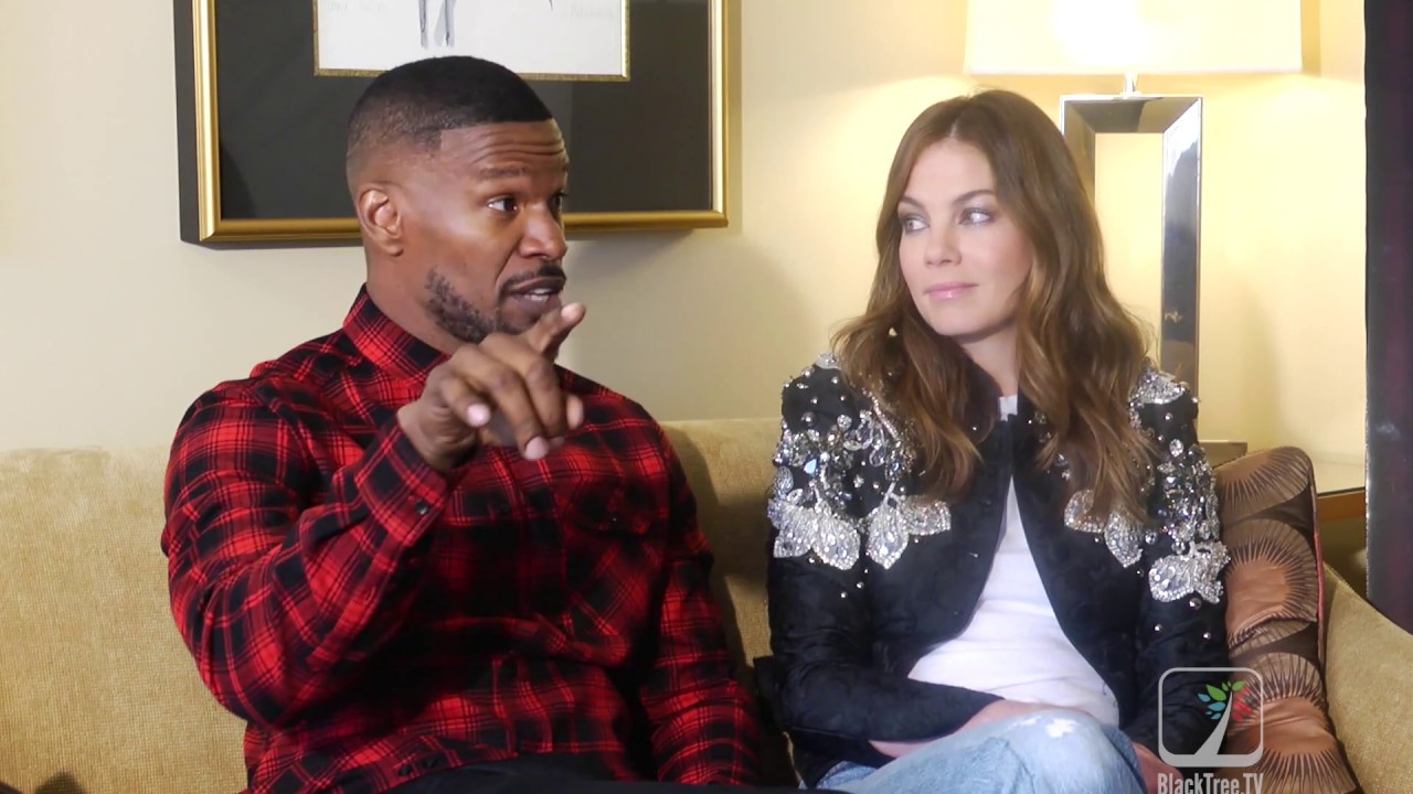 Jamie Foxx on Michelle Monaghan knocking his damn teeth out | SLEEPLESS MOVIE