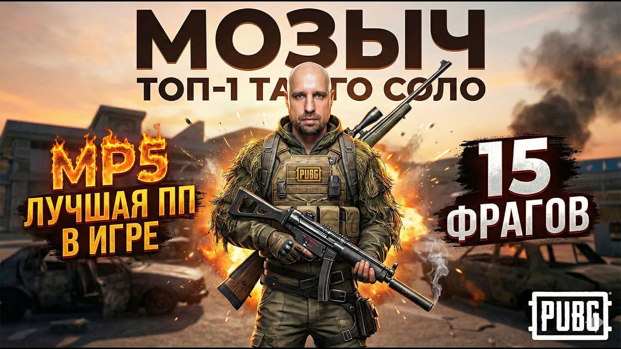 15 фрагов на ТАЭГО. М24 + MP5 идеальный сетап для победы!
