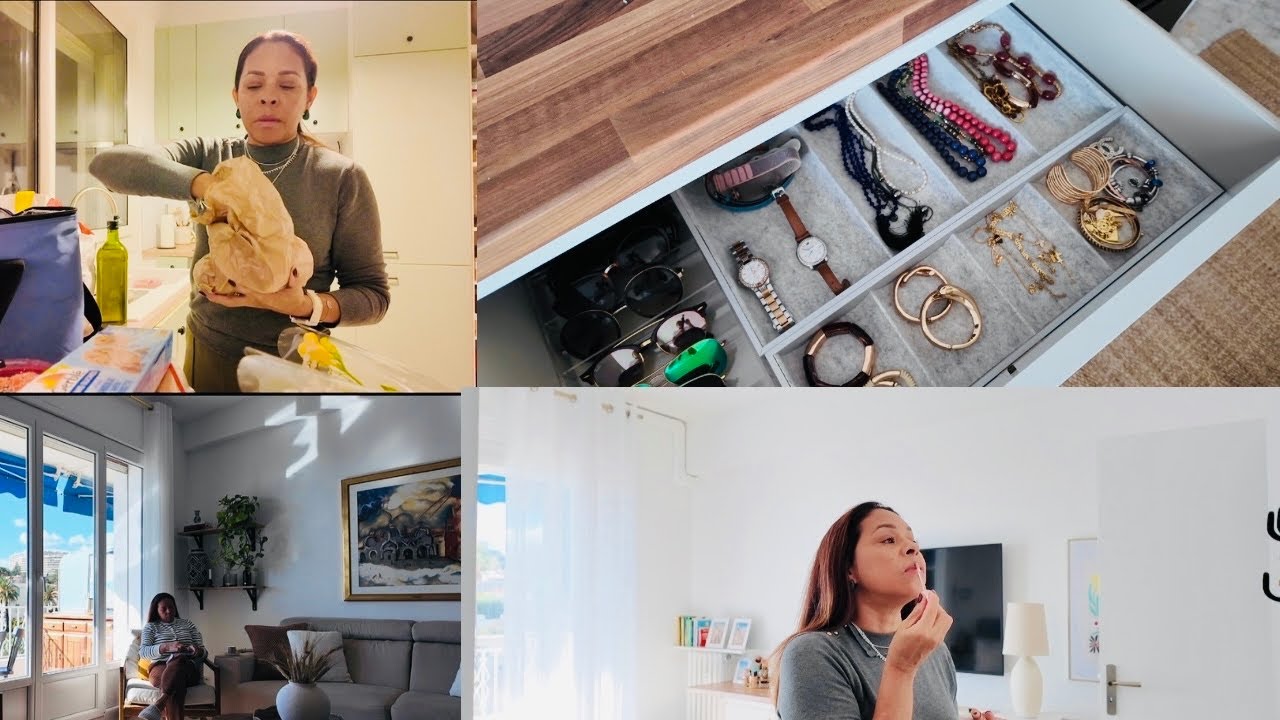 COLOCANDO A VIDA EM ORDEM, Troquei a roupa de cama, organizei as gavetas,fui ao mercado e ao cinema.