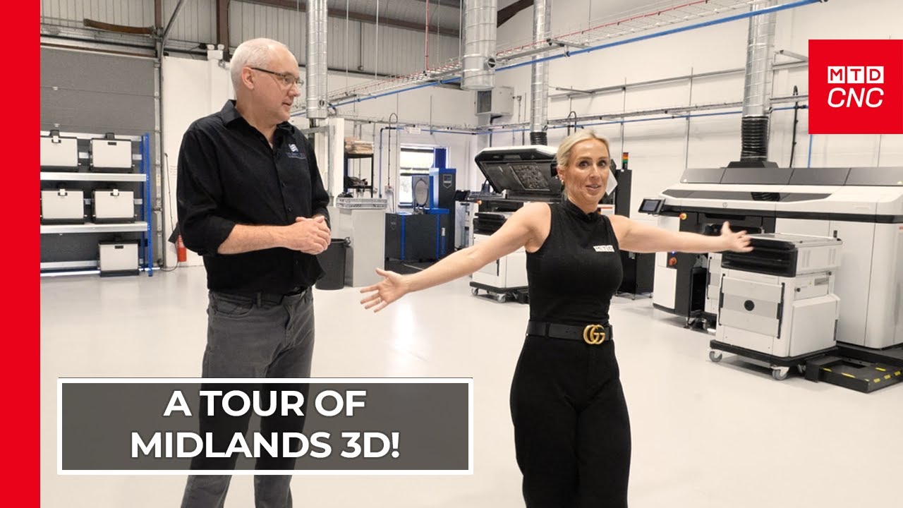 Внутри одной из крупнейших в Великобритании ферм 3D-печати!