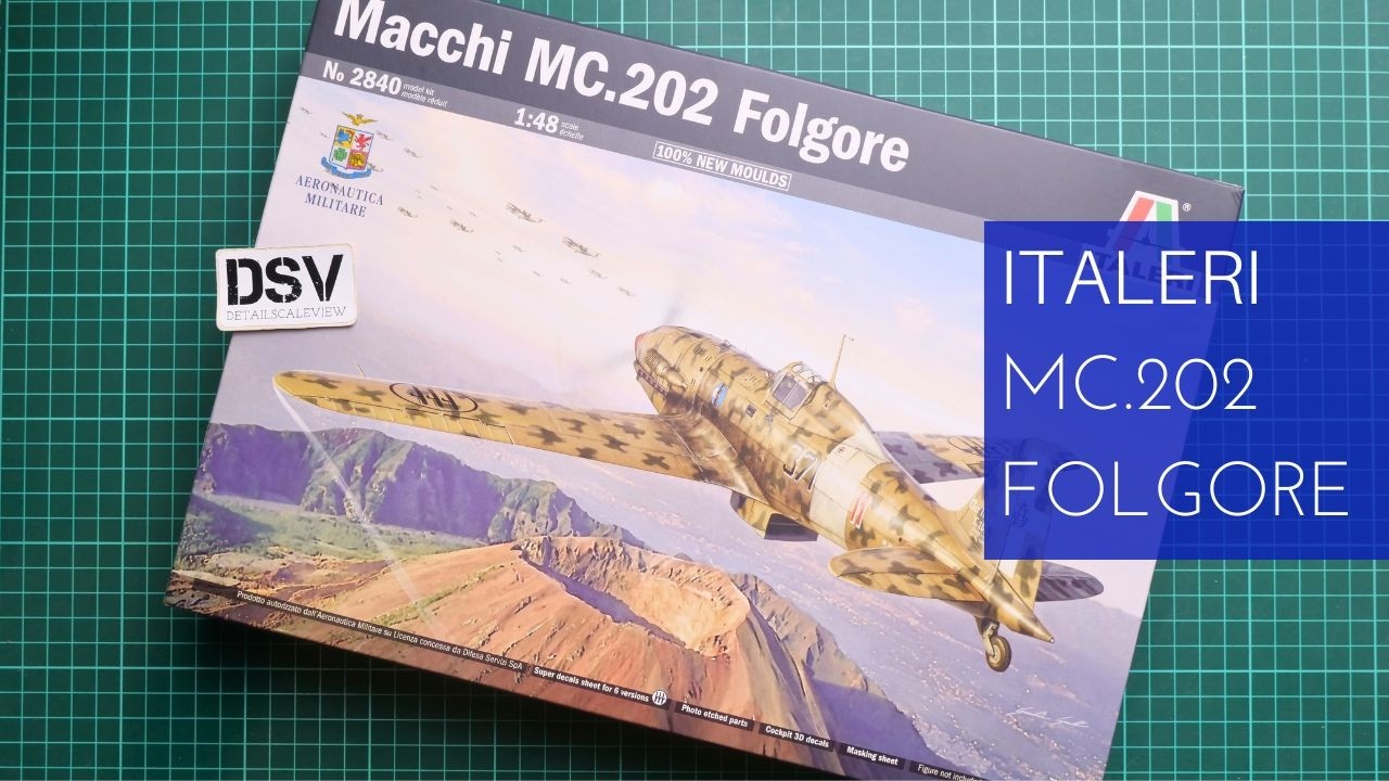 Обзор сборной модели Italeri 1/48 Macchi MC.202 Folgore (2840)