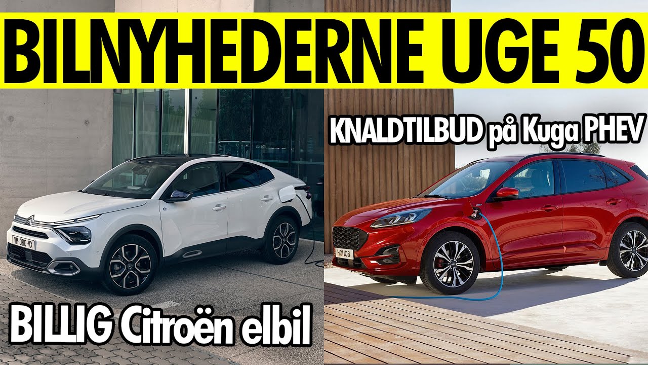 BILNYHEDERNE: VILDT billig Citro&euml;n elbil, Ford KUGA slagtilbud og Polestar med baghjulstr&aelig;k - UGE 50