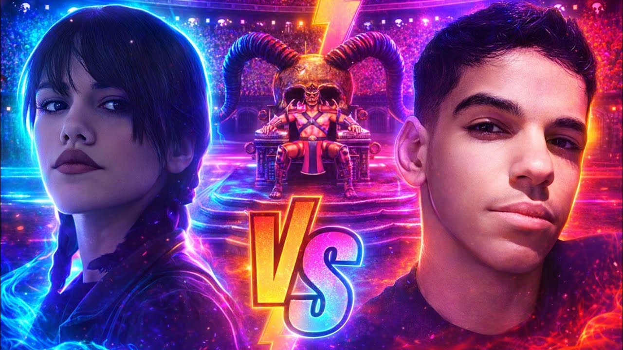 مسابقه مورتال_کمبت🎮بین دو گیمر حرفه ای (یوسف و الینا)