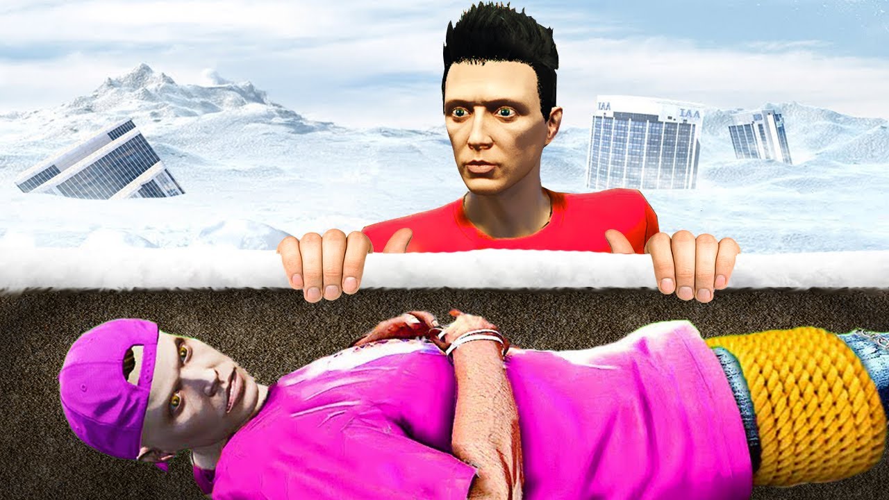 Hide and Seek in ANTARTICA in GTA 5!