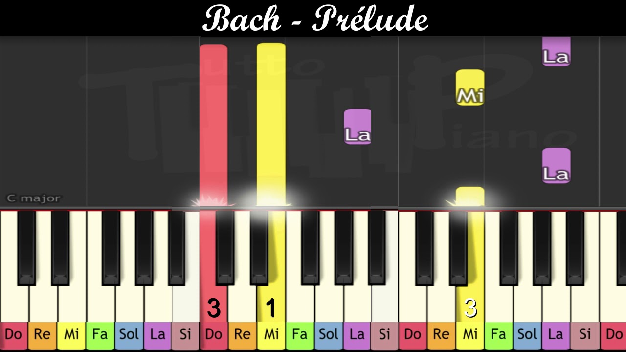 J.S. Bach - Prélude (Piano facile)