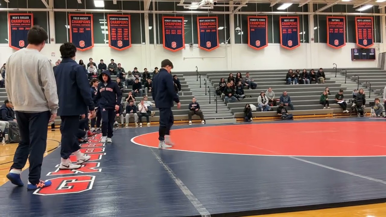 Lineup Introduction: Gettysburg Bullets v. McDaniel Green Terror | Gettysburg Bullets Wrestling