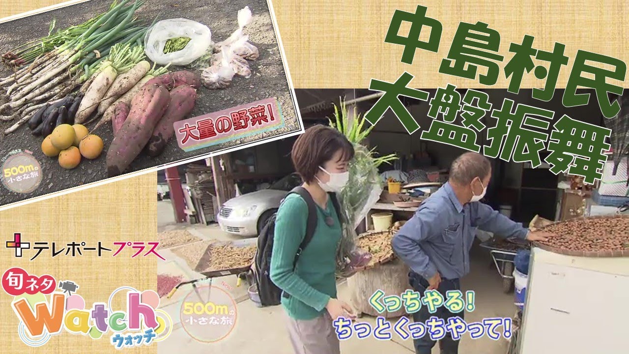 【くっちやる＝差し上げます】旬ネタWatch「500mの小さな旅　中島村①」（テレポートプラス１０月１４日放送）