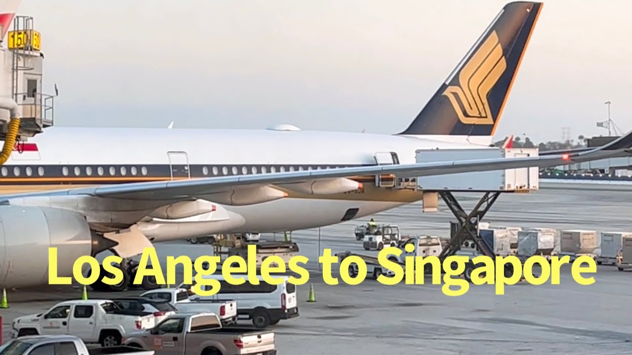 Singapore Airlines Flight from Los Angeles to Singapore, and Manila, Philippines, June 2025.