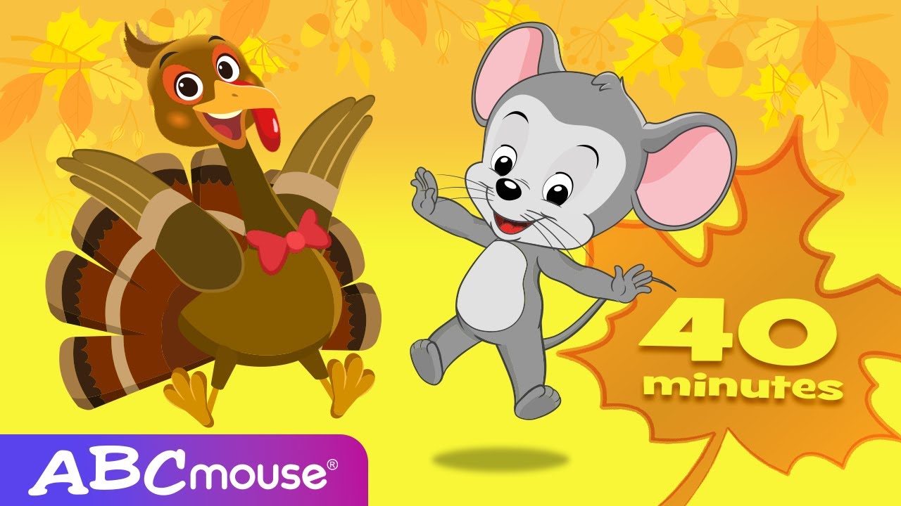 🎉 Happy Thanksgiving (& More Songs!) | ABCmouse Holiday Learning Songs for Kids 🦃🎶