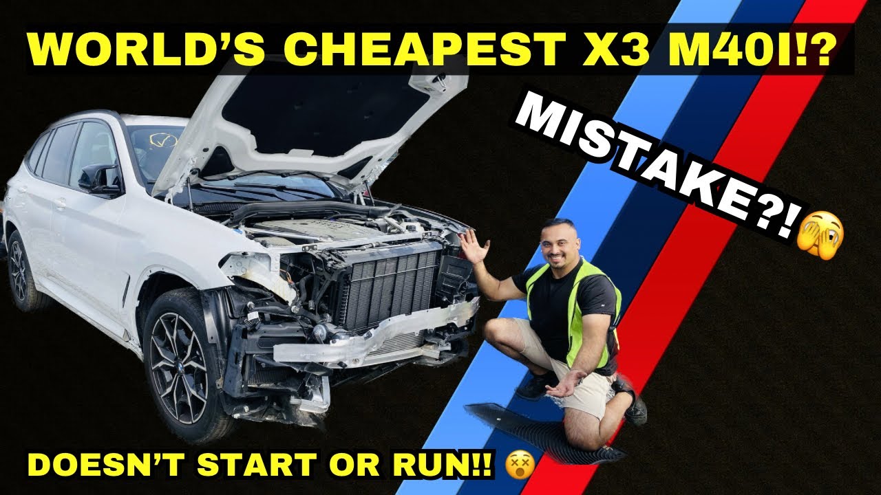 Rebuilding The First And Cheapest BMW X3 M40I In The World!! PART 1
