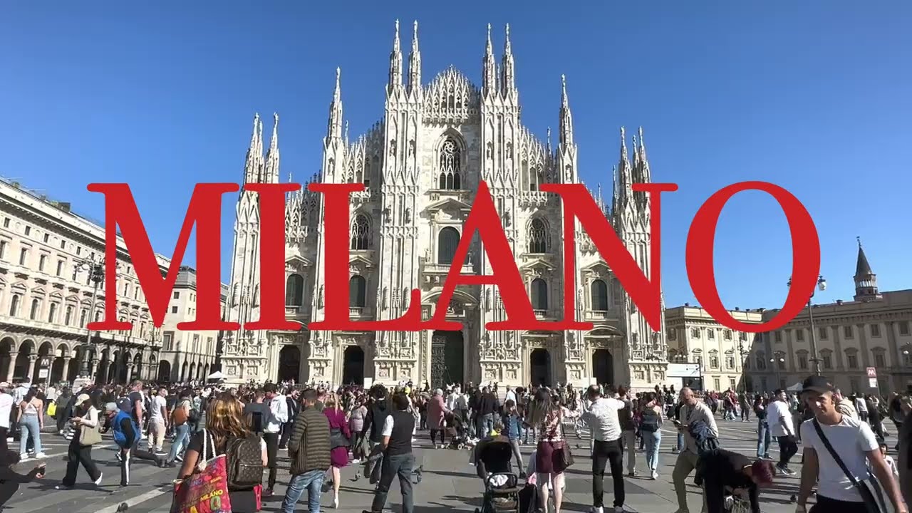 【Milan Walk】Duomo Piazza, Cathedral, Galleria Vittorio Emanuele II, Scala and Where to Eat in Center