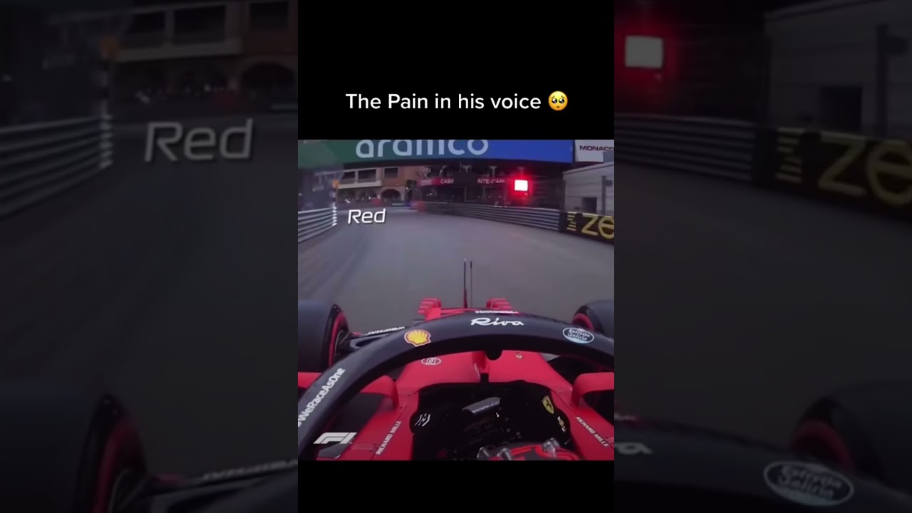 Carlos Sainz heartbreak at Monaco Qualifying full team radio F1!
