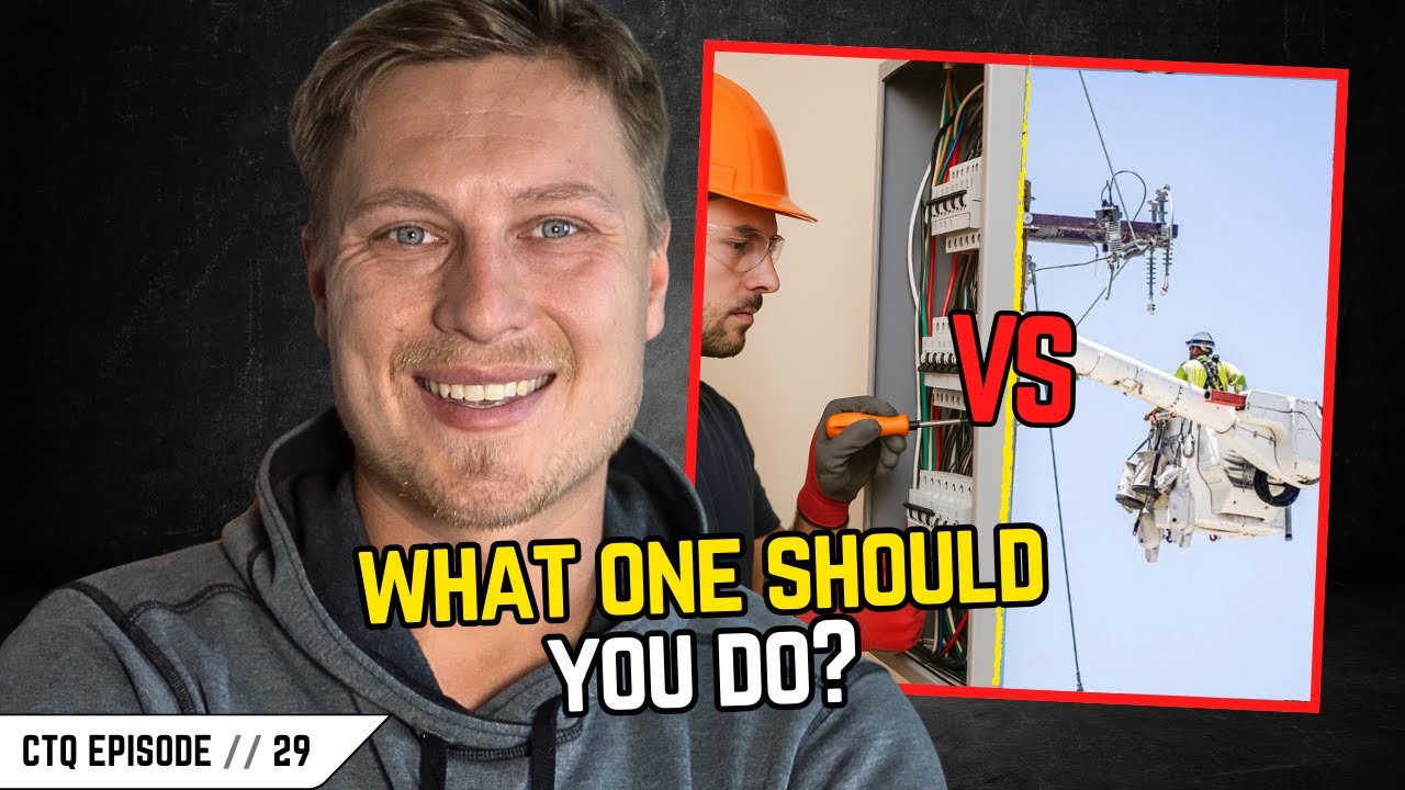 Lineman VS Electrician: What's the Difference? CTQ Ep // 29