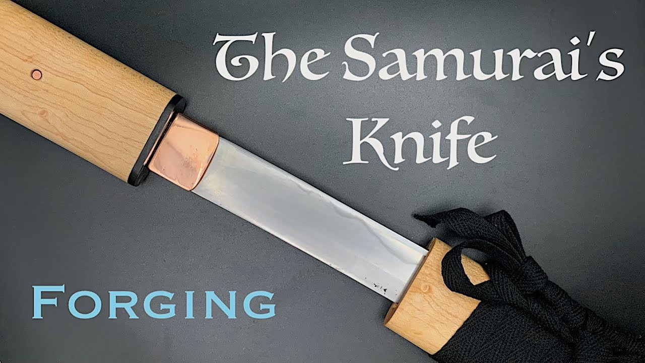 Forging a KAIKEN Dagger - knife making