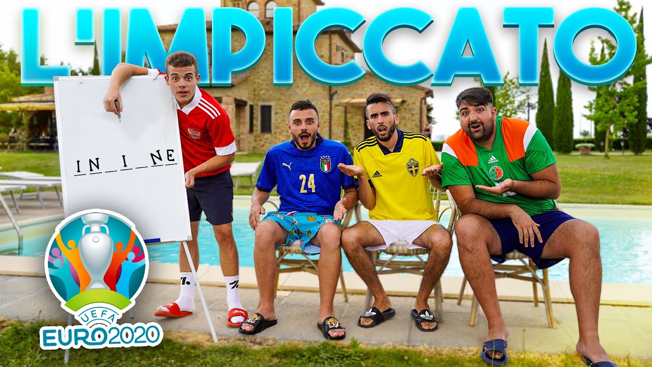 ⚽ L'IMPICCATO con i CALCIATORI di EURO 2020 con gli ELITES in PISCINA!
