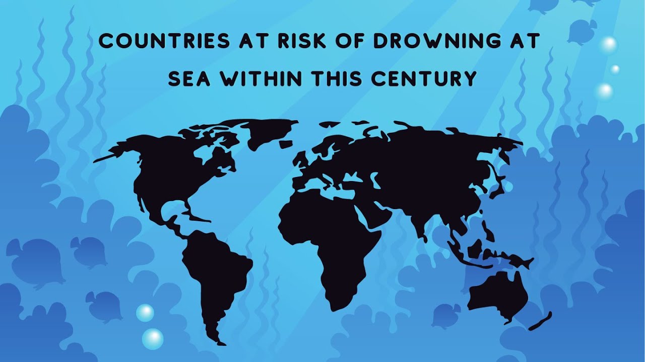 Countries at risk of drowning at sea within this century