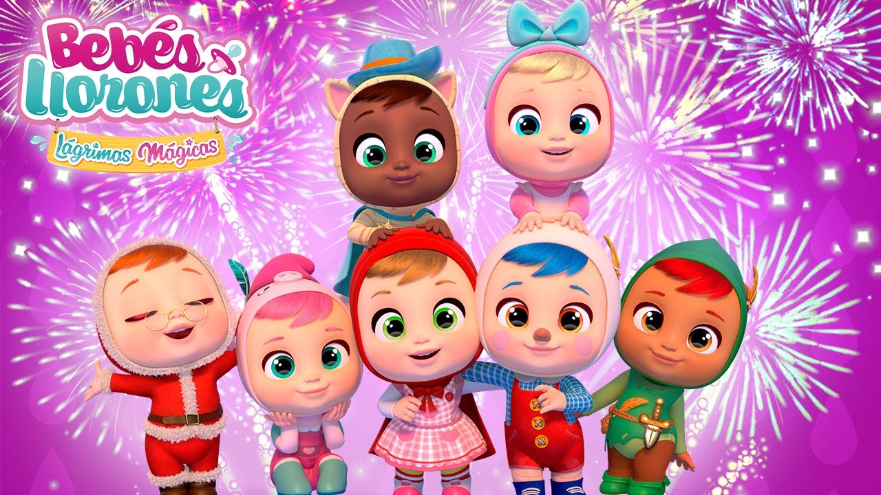 🤩🎆 ¡FELIZ AÑO NUEVO! 🎆🤩  BEBÉS LLORONES 💧 LÁGRIMAS MÁGICAS 💕 DIBUJOS para NIÑOS en ESPAÑOL