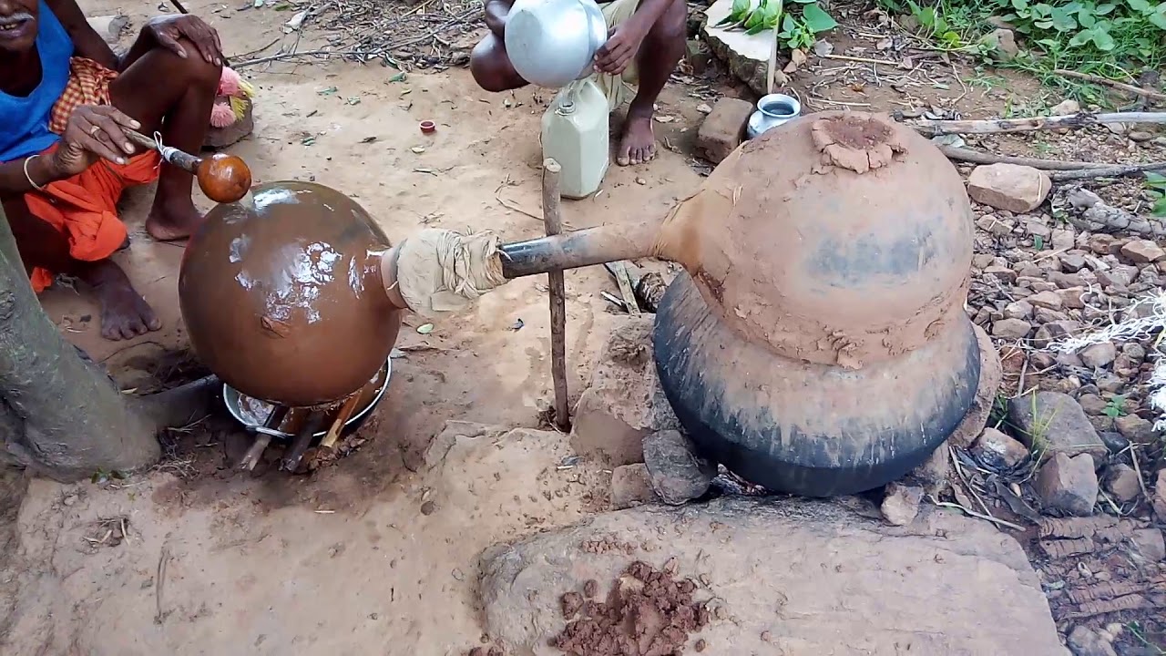 Alcohol (MAHULI) preparation through traditional way.