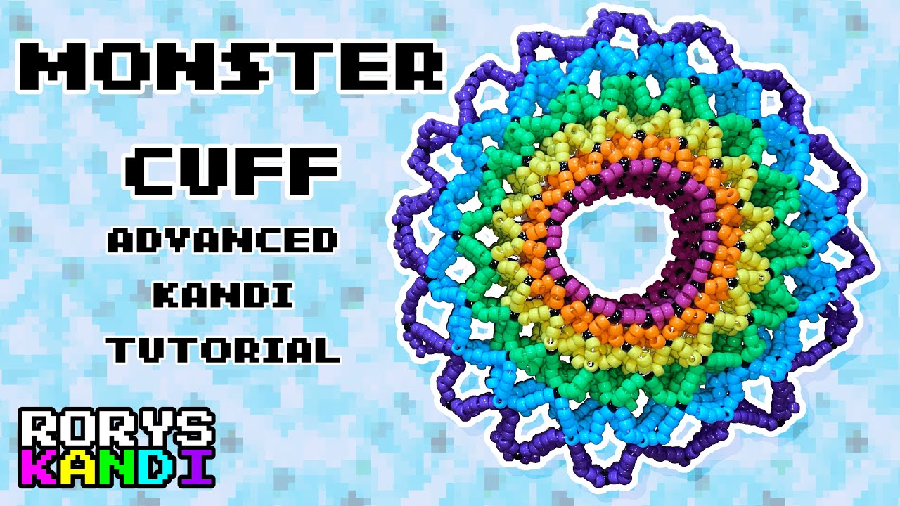 MONSTER CUFF Kandi Tutorial | Advanced Kandi Tutorial