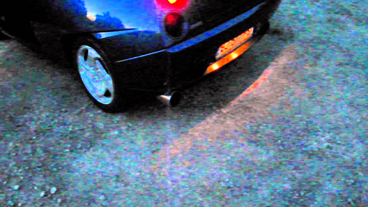 fiat coupe turbo 16 t3/t04e sound exhaust ragazzon bio ethanol e85