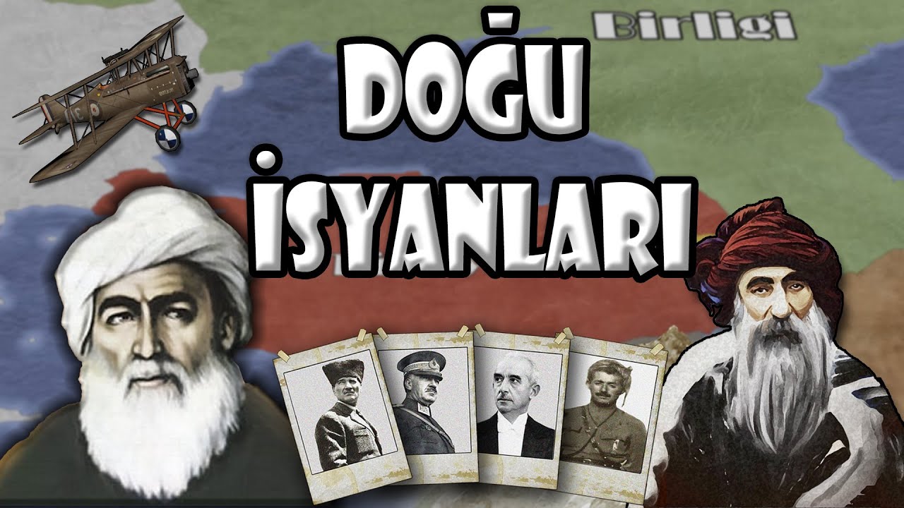 Cumhuriyet Dönemindeki Doğu İsyanları ||  Şeyh Said İsyanı - Ağrı İsyanları - Dersim İsyanı