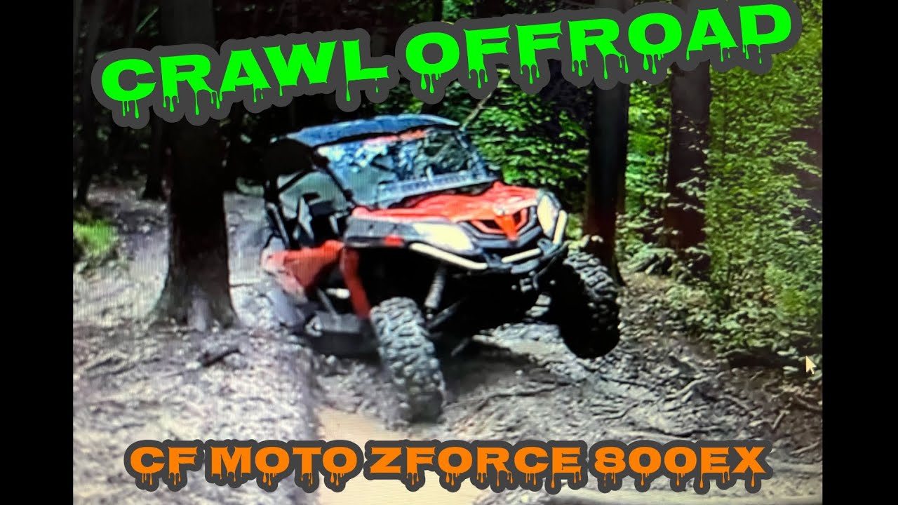 ROCK CRAWLING TRIAL RIDE CF MOTO ZFORCE 800EX