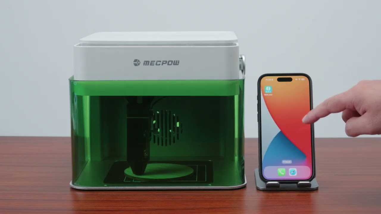 Mecpow M1 3.5W/5W Laser Engraver – 3 Easy Connection Methods