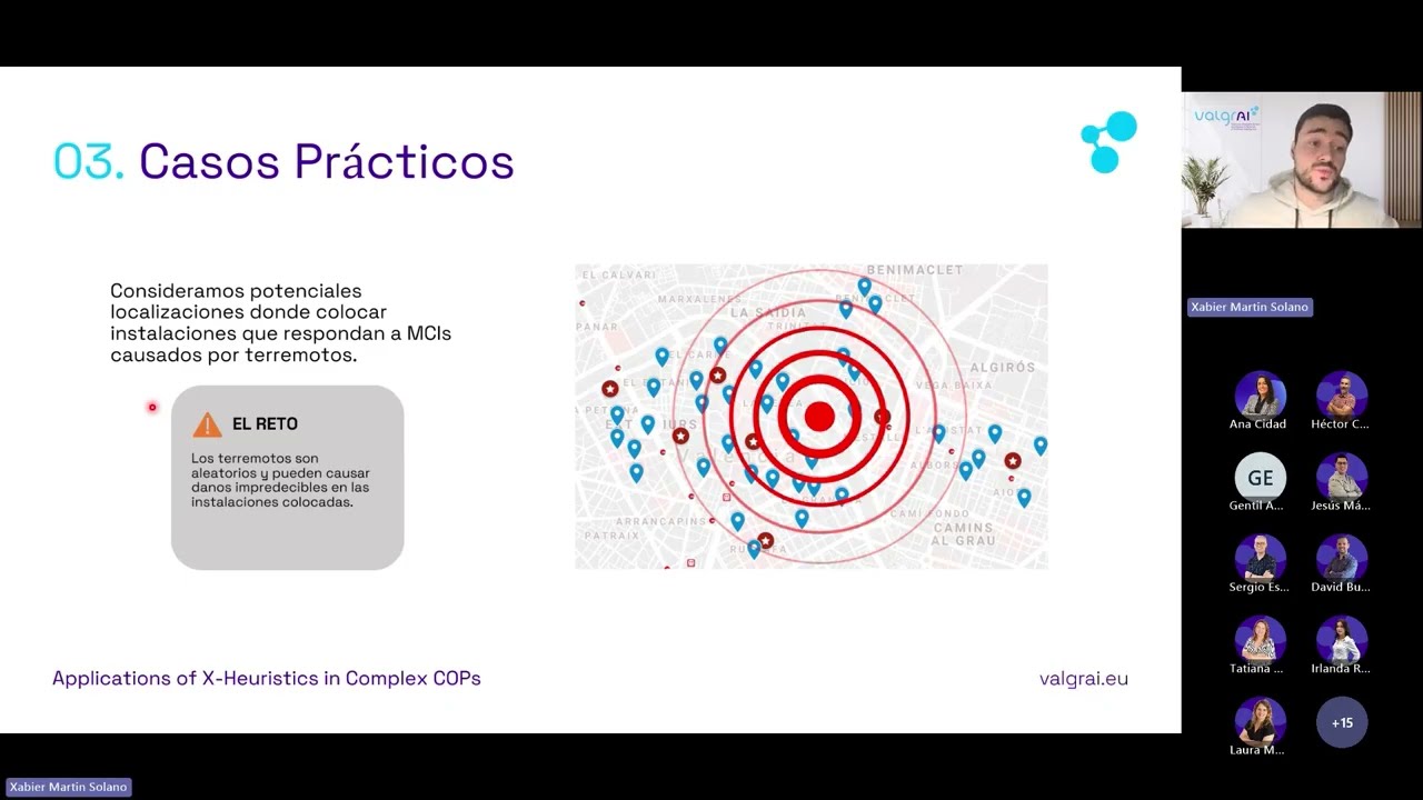 XXII Matinal de Investigación - Appl. of X-Heuristics in Complex Combinatorial Optimization Problems