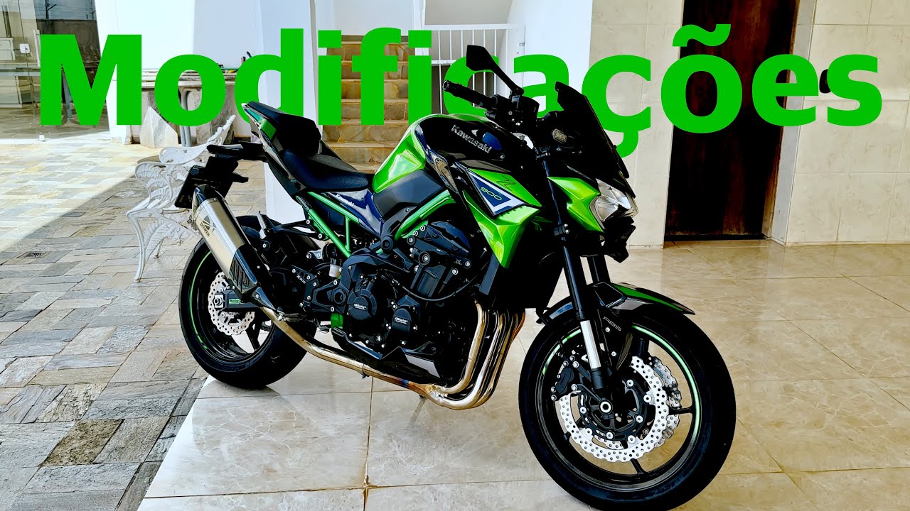 Todos os Acessórios e Modificações da Kawasaki Z900!