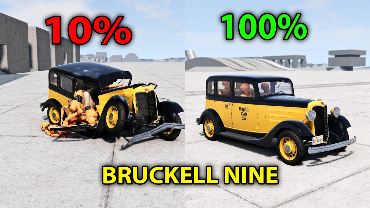 How Deadly BRUCKELL NINE Really Is? BeamNG Survival Rate