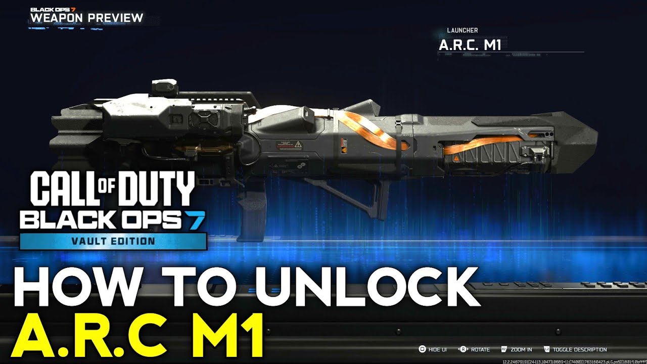 How to Unlock ARC M1 BO7 | How to Get ARC M1 BO7 | Black Ops 7 ARC M1 Launcher Unlock