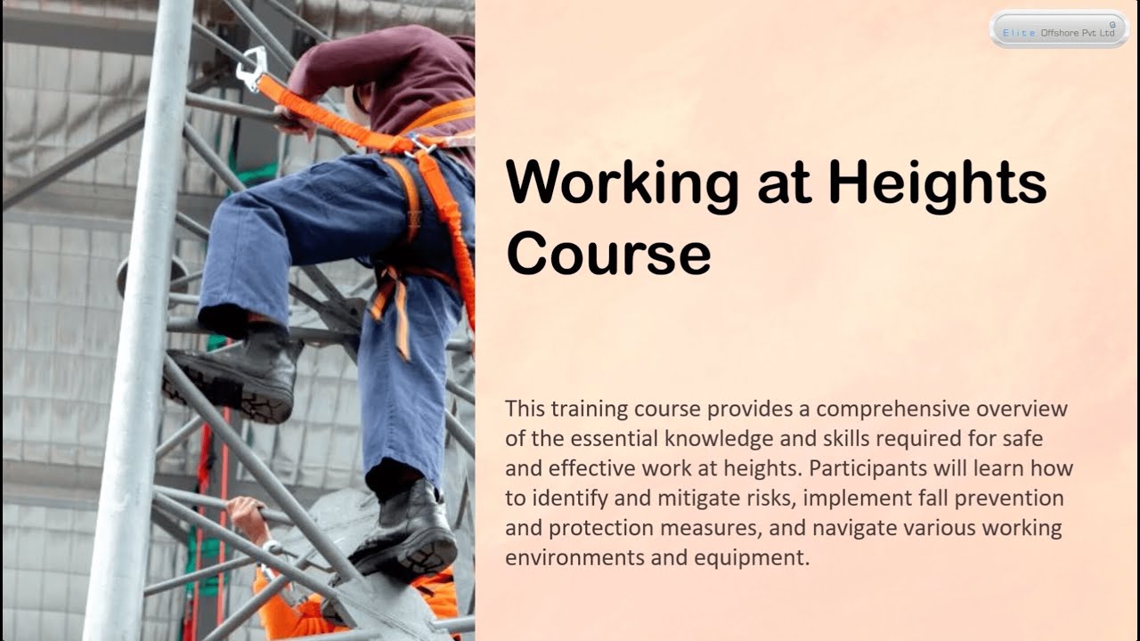 Working at Height course by Elite Offshore