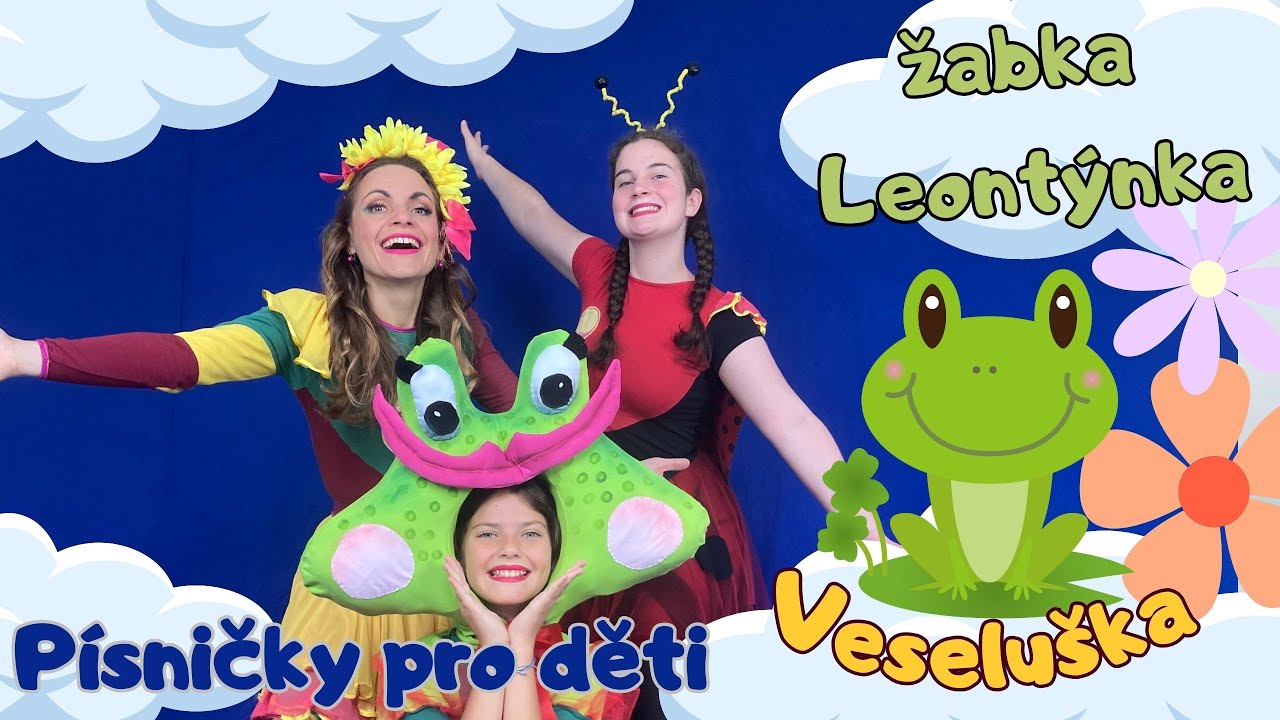 P&Iacute;SNIČKY PRO DĚTI &ndash; ŽABKA Leont&yacute;nka &ndash; Veselu&scaron;ka #zabavaprodeti #detskepisnicky  ANIMOVAN&Eacute; P&Iacute;SNIČKY
