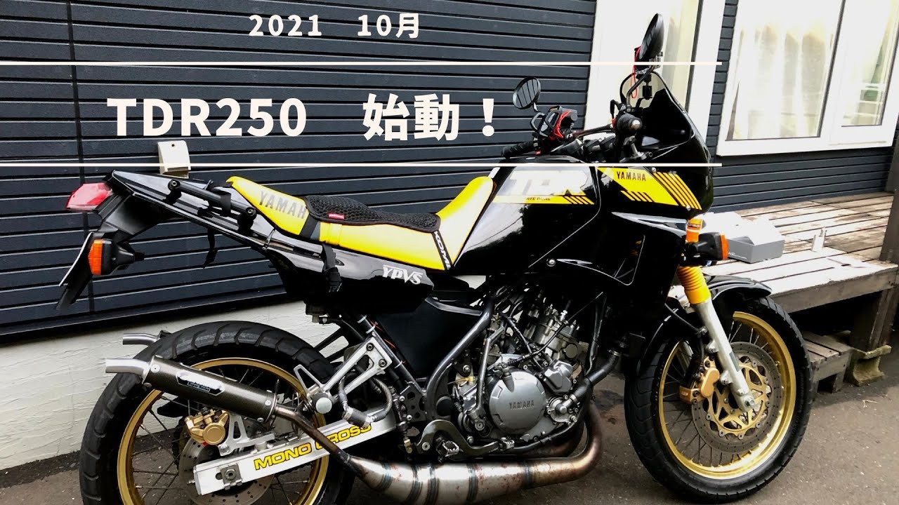 【2st YAMAHA TDR 250㏄ サウンド】2021/10月　88” TDR250　2スト好きのバイクサウンド 異次元加速  30年以上経っても未だ現役。～大人の休日あそび　2スト　旧車編　～