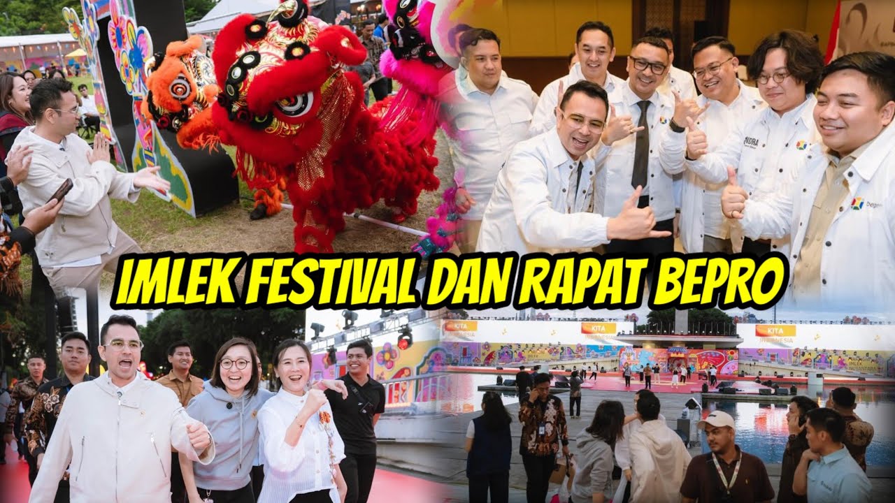 RAFFI AHMAD MENGHADIRI IMLEK FESTIVAL DAN RAPAT PIMPINAN NASIONAL BEPRO LANJUT BUKBER RANS SIMBA