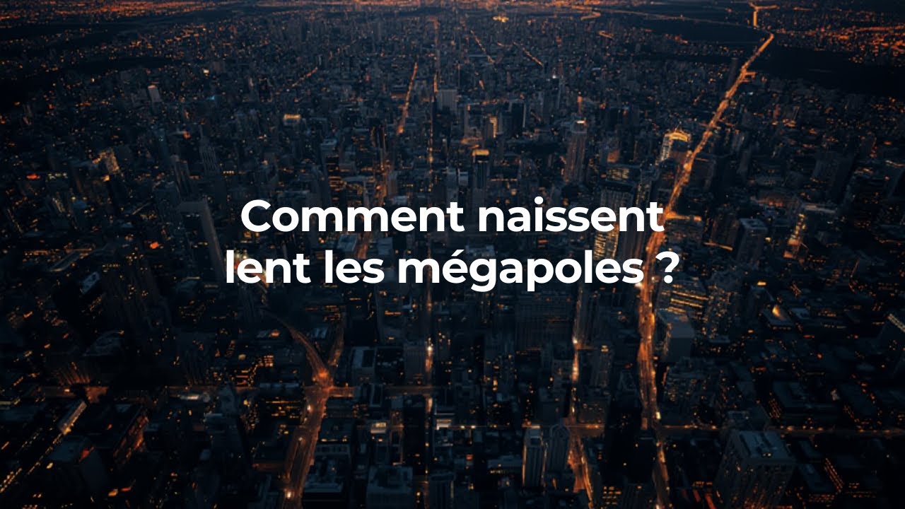 Comment naissent les m&eacute;gapoles ?