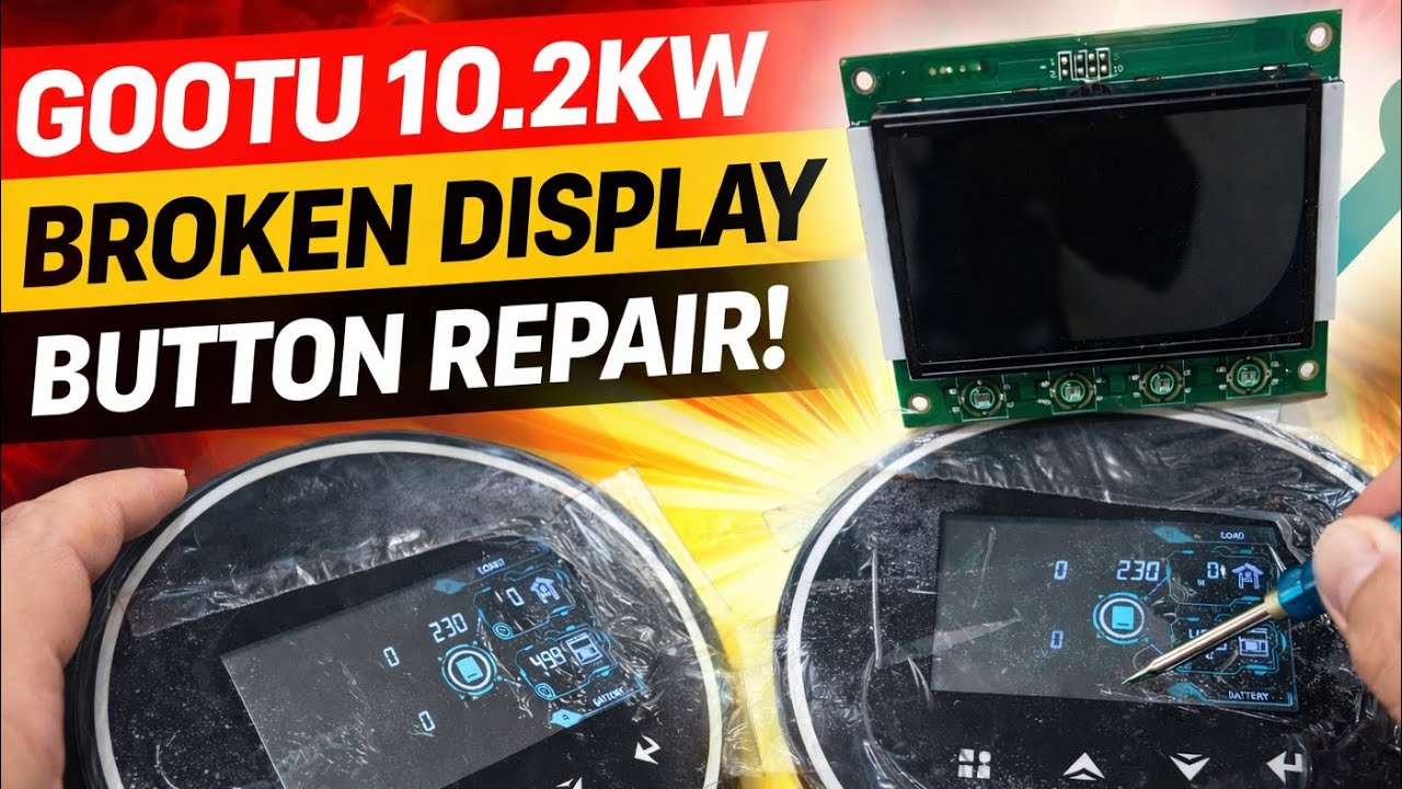 Gootu 10.2KW Solar Inverter Display Button Not Working Repair | Service Center Work l 100% Working