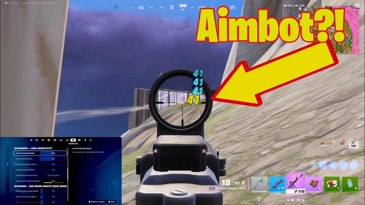 NEW BEST Controller AIMBOT Settings & Sensitivity For Fortnite Chapter 7! (PS5/PS4/PC/XBOX)