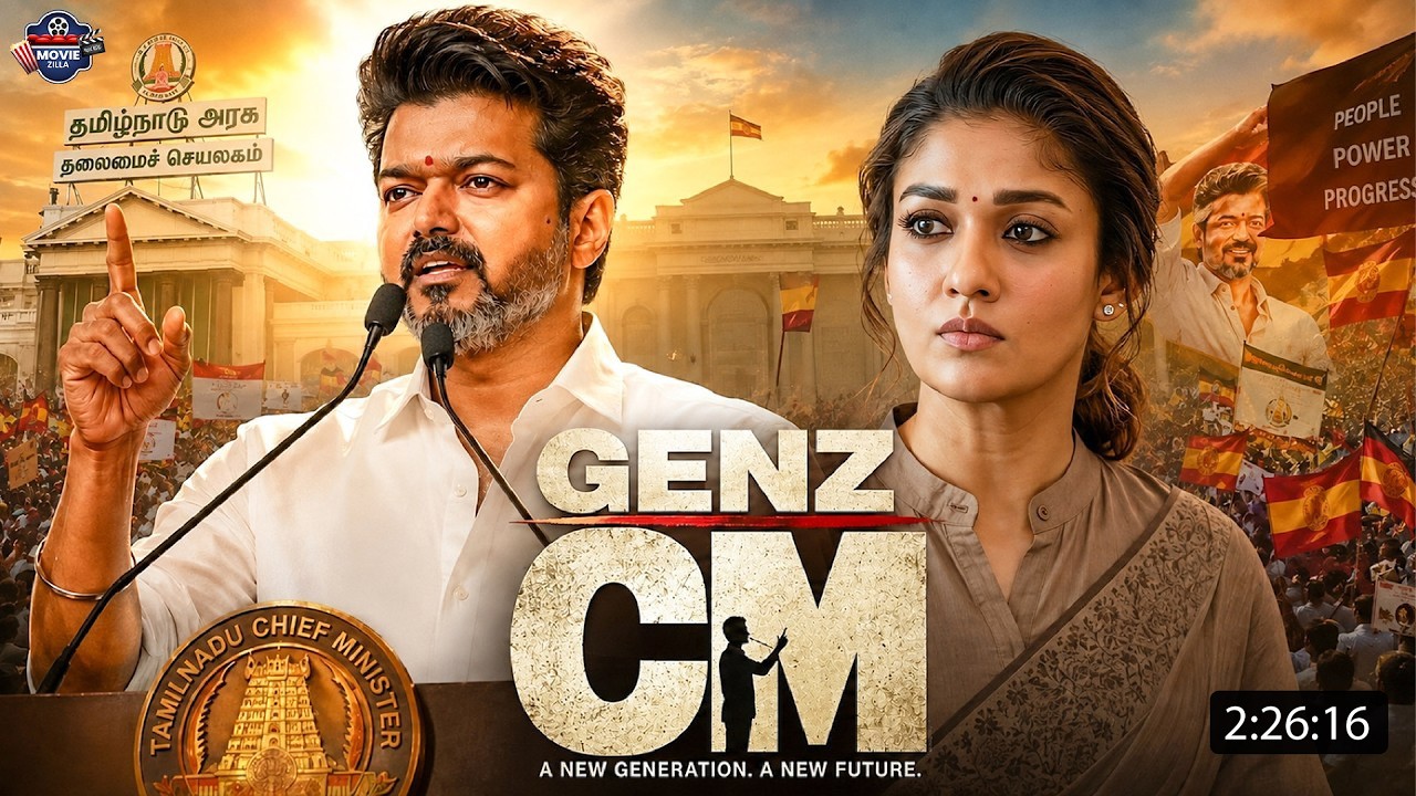 GENZ CHIEF MINISTER Full Movie Hindi Dubbed | Thalapathy Vijay, Nayanthara | Latest South Movie 2026